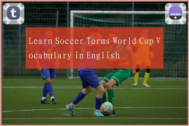 Learn Soccer Terms World Cup Vocabulary in English