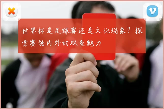世界杯是足球赛还是文化现象？探索赛场内外的双重魅力