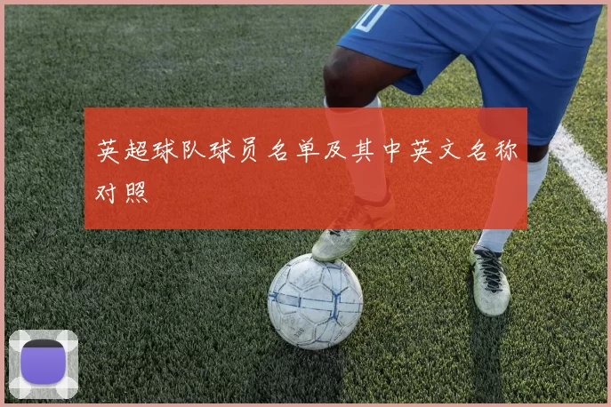 英超球队球员名单及其中英文名称对照