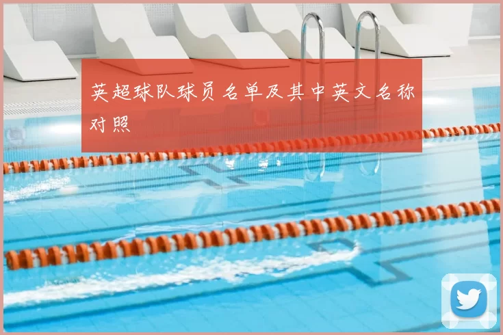 英超球队球员名单及其中英文名称对照