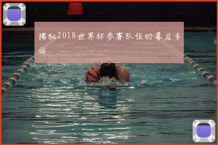 揭秘2018世界杯参赛队伍的幕后专访